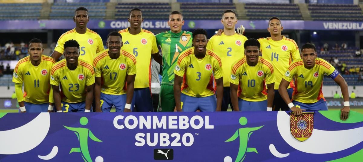 Colombia, con paso firme en el Sub-20: aplastó 4-0 a Paraguay en el hexagonal final y es líder !!