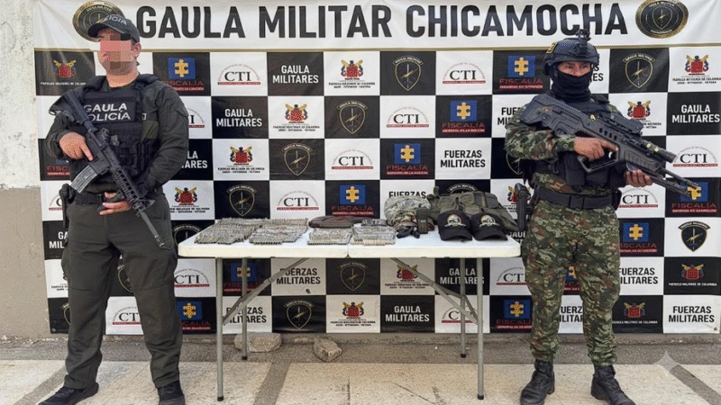 Santander bajo la lupa: Ejército encuentra depósito de guerra de grupo armado ilegal