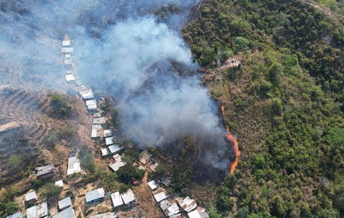 Seis municipios de Santander, en alerta roja por riesgo de incendios forestales