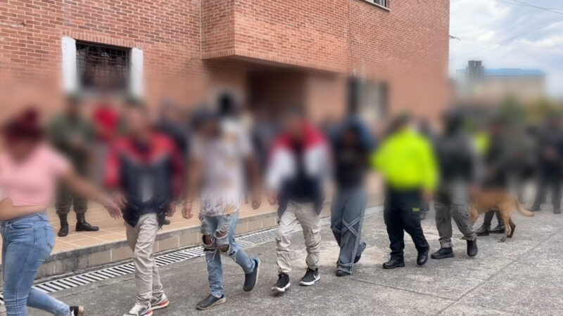 Golpe a ‘Los Necios’; capturan a 23 presuntos integrantes de red de tráfico de estupefacientes en Santander